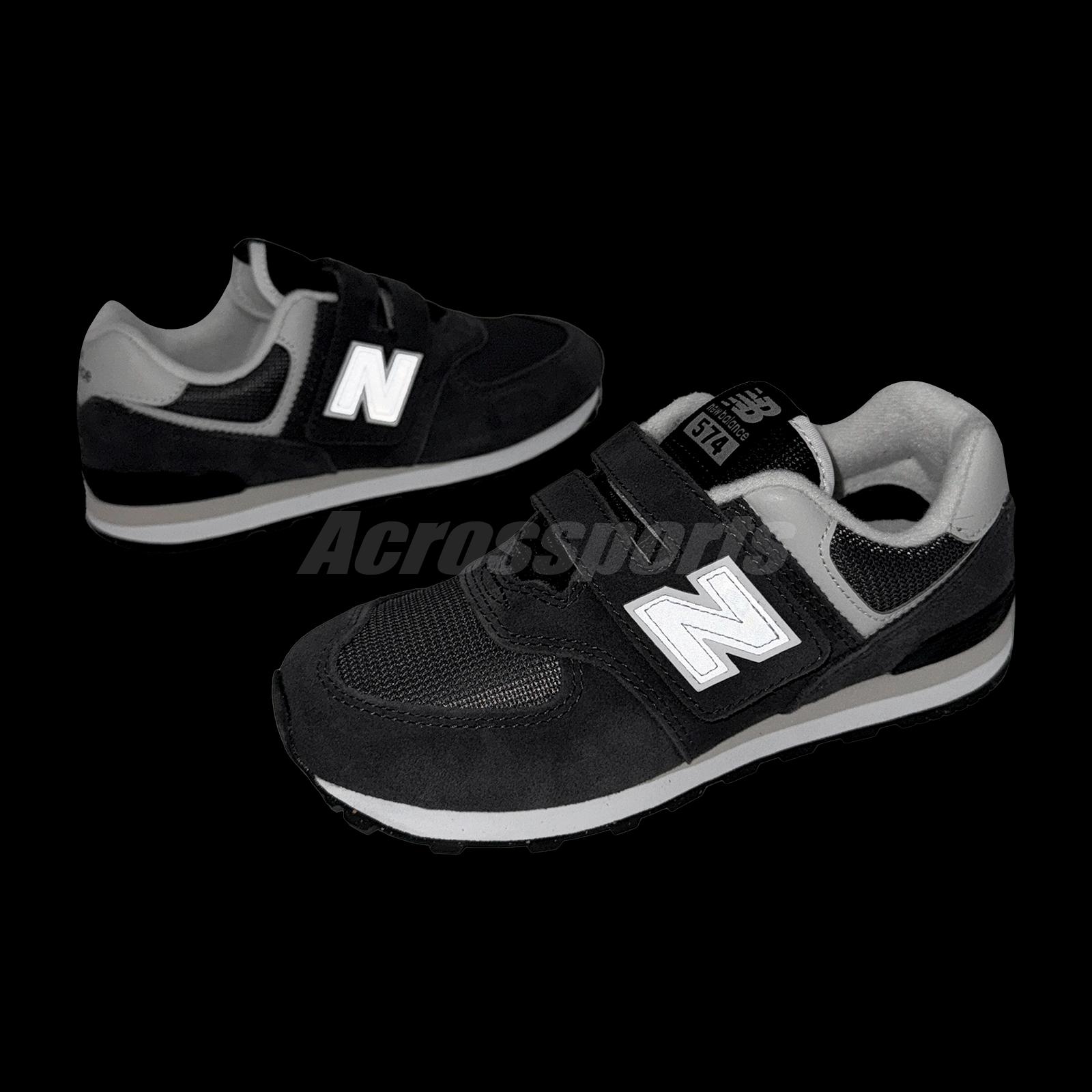 New Balance 574 Wide NB Grey White Kids Preschool Casual